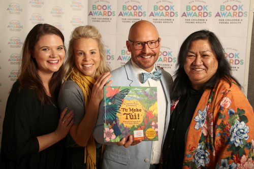 Pictured left to right Sophia Egan-Reid, Hayley King, Malcolm Clarke, Evelyn Tobin